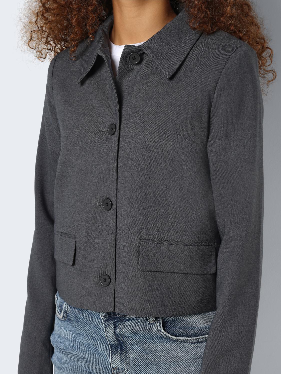 NMHELIN Blazer - Dark Grey Melange